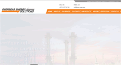 Desktop Screenshot of oes-uae.com